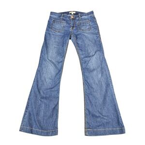 Cabi Jeans Womens Sz 6 Farrah Flare Blue Medium Wash Denim Trouser Pants 762R